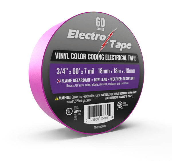 3/4'' x 60' Violet Electrical Tape