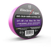 Electro Tape 60 Purple -  3/4 X 66' 7 MIL PURPLE ELEC TAPE- 10PK