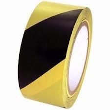 Tesa 60760 - Industrial Vinyl Tape - 36 Yards- Yellow & Black