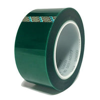 Tesa 50600 High Temperature PET Silicone Masking and Splicing Tape, 2" X 72YD, Green Color, 1 Roll per Order