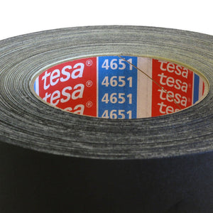 Tesa 4651 High-Performance Cloth Tape - 55 YD - Black