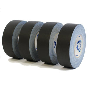 Premium Professional Grade Gaffers Tape - Black - 55 Yards